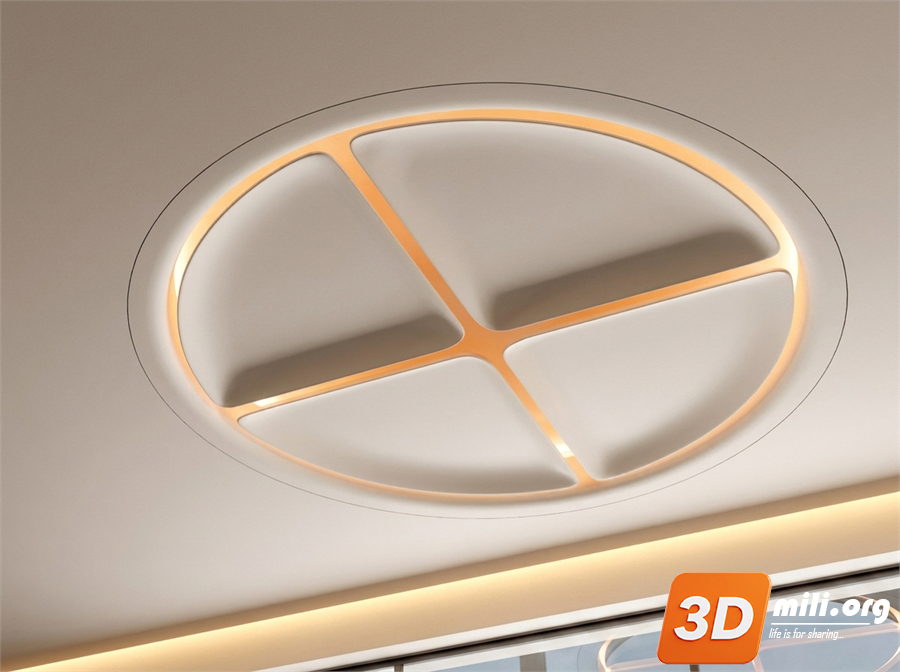 Ceiling Decoration Skp Files